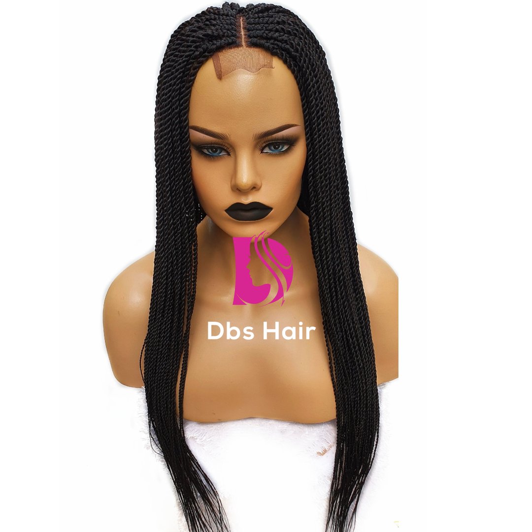 Ready to ship 26 inches frontal unit, sisi wavy knotless braided